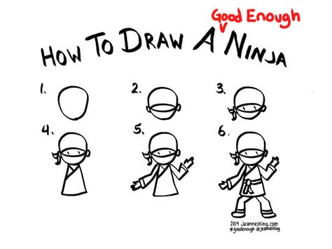 How To Draw A Good Enough Ninja