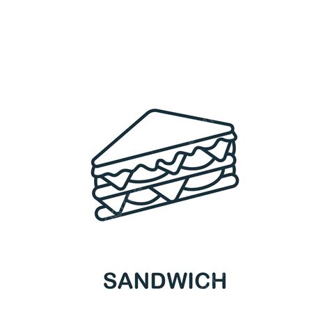 Simbol Sandwich Dasar Untuk Digunakan Dalam Desain Web Template Dan