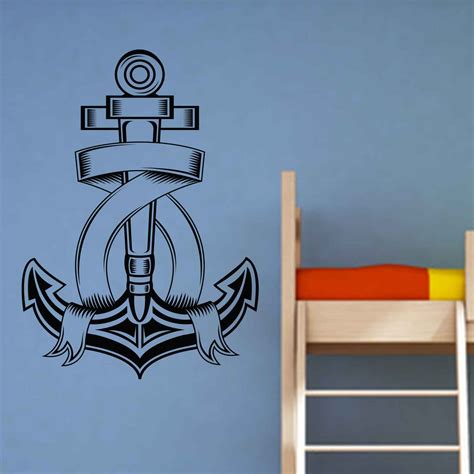 Fancy Anchor Nautical Wall Sticker World Of Wall Stickers