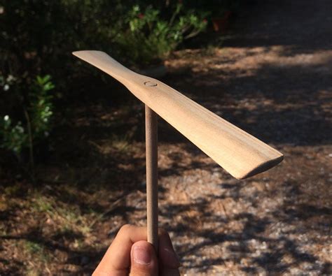 Hand Powered Wooden Propeller Toy 8 Steps With Pictures Instructables