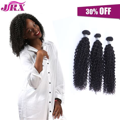 Jrx 7a 3 Pieces Indian Vinrin Hair Kinky Curly Raw Virgin Remy Curly