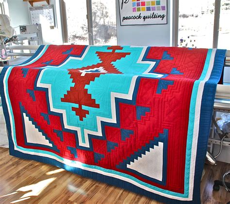 Two Gray Hills Native American Southwestern Quilt Pattern By Etsy
