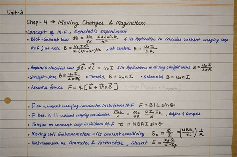 Class 12 Physics Handwritten Notes Per Page 1 Chapter All Chapters
