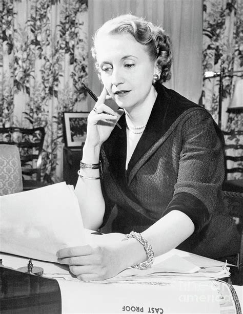 Margaret Truman Proofreading Photograph By Bettmann Fine Art America