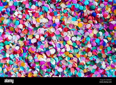 Multi Colored Paper Confetti Background Close Up Bright Colorful