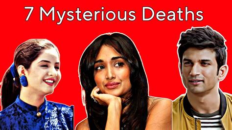 7 Mysterious Deaths In Bollywood Mysterious Deaths Shushant Singh Rajput Death Jiah