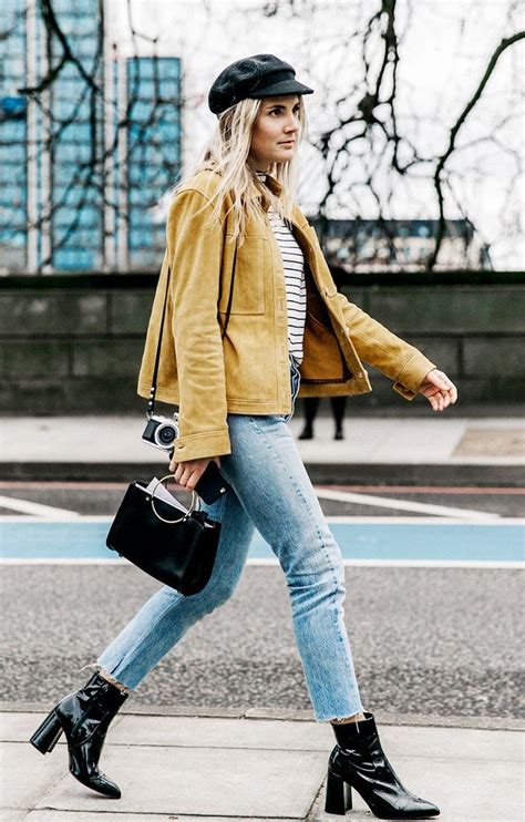 our favorite new ways to wear ankle boots with skinny jeans fashion style street style