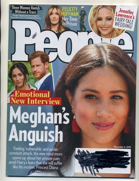 People Magazine November 4 2019 Meghans Anguish Back Issue