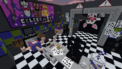 The Fnaf 2 Themed Spawn I Made For My Minecraft Server Credit To