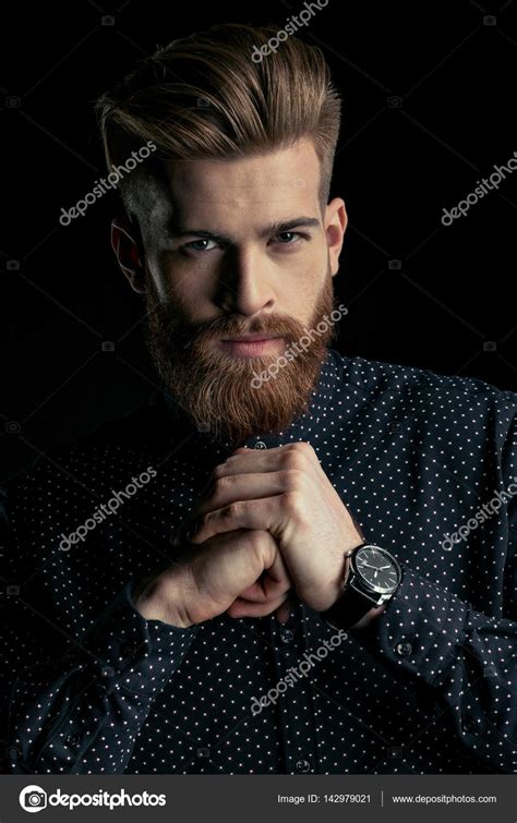 Handsome Bearded Man Stock Photo By ©vikaovcharenko 142979021