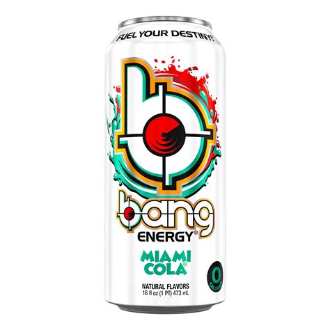 Bang Miami Cola Energy Drink Shop Sports And Energy Drinks At H E B