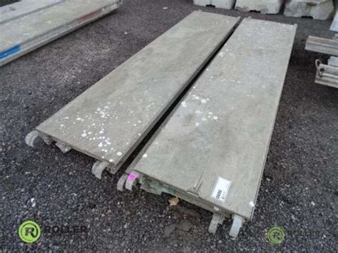 4 Bil Jax 81in Aluminum Scaffolding Planks Roller Auctions