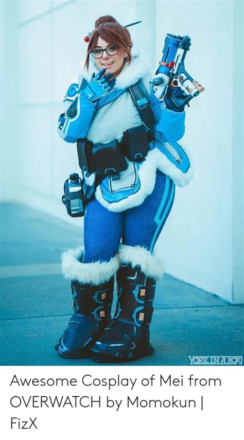 York In A Eox Awesome Cosplay Of Mei From Overwatch By Momokun Fizx