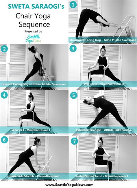 Chair Yoga Poses Sequence By Sweta Saraogi More Details