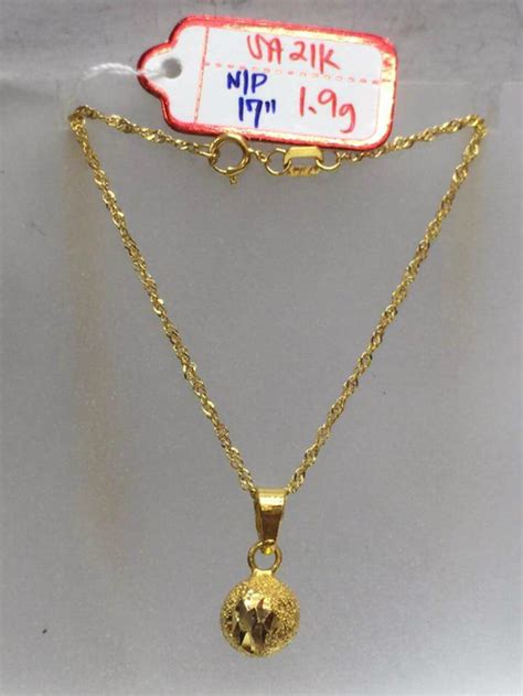 Maybe you would like to learn more about one of these? #12: 21K Saudi Real Gold Necklace With Circle Shape Pendant | Dreams To Have :) | Pinterest ...