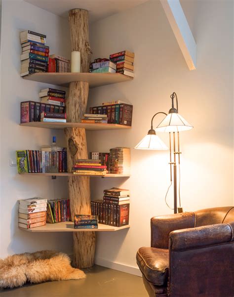 5 Unique Bookshelves That Are Actually Real Trees