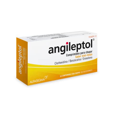 Angileptol 30 Tablets Honey Lemon Farmacia María Ibañez Nobell 48435652K