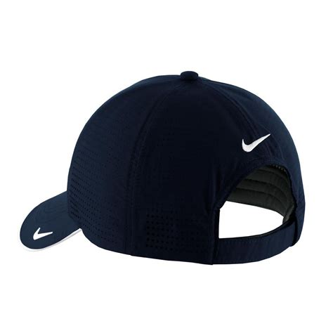 Nike Golf Navy Dri Fit Swoosh Perforated Cap