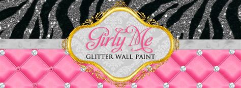 Girly Me Glitter Wall Paint