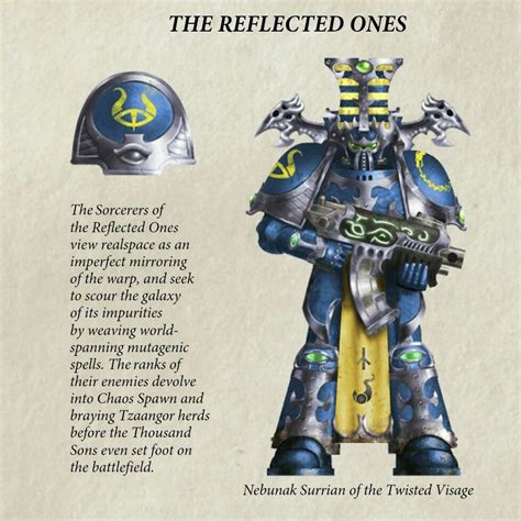 The Reflected Ones Thousand Sons Chaos Space Marine Of Tzeentch