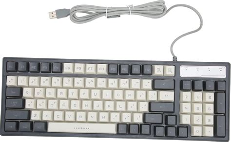 96keys Wired Mechanical Keyboard Adjustable Rgb Backlit Waterproof