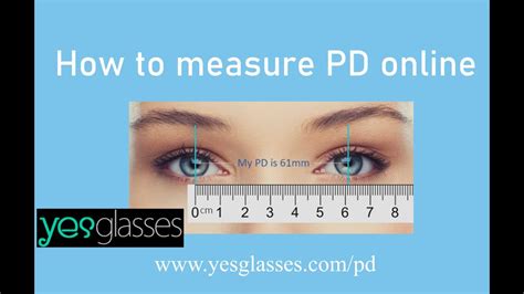 How To Measure Your Pd Pupillary Distance Online For Free