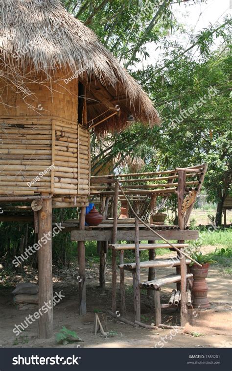 Bamboo House Thailand Stock Photo Edit Now 1363201