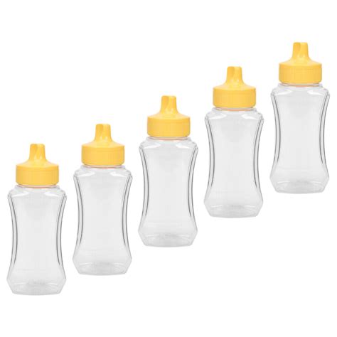 5 Pcs Honig Flasche Squeeze Flasche Für Küche Ketchup Spender