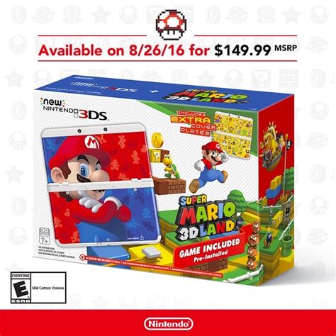 Super Mario 3d Land Edition New Nintendo 3ds Bundle Announced