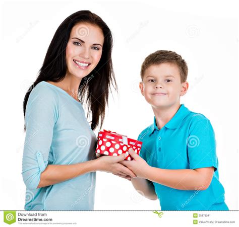 We did not find results for: Happy Son Giving A Gift To His Mother. Stock Image - Image ...