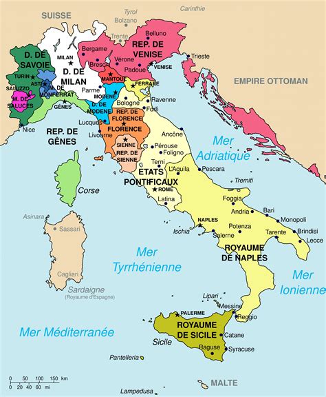 Carte De L Italie Carte Hors Ligne Et Carte D Taill E De L Italie