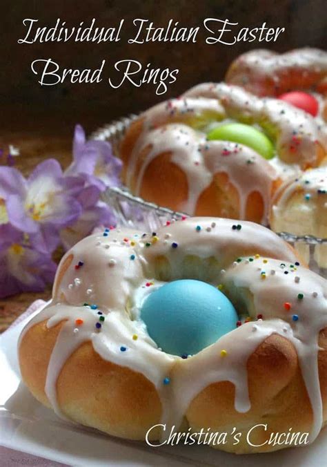 Sicilian easter bread / an italian easter bread recipe. Individual Italian Easter Bread Rings...Easy Step by Step ...