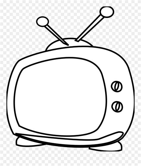 Clipart Royalty Free Television Television Drawing Cl