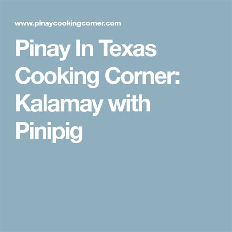 Pinay In Texas Cooking Corner Kalamay With Pinipig Filipino Recipes