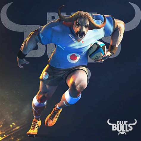 Blue Bull Rugby Mascot Zbrushcentral