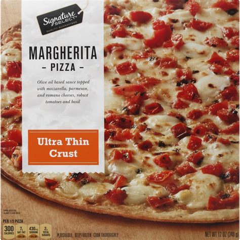 Signature Select Pizza Margherita Ultra Thin Crust 12 Oz Instacart