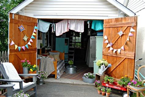Garage conversion storage ideas #garageshelvesdesignideas. 5 Reasons You're Going to Want a She Shed in 2018 ...