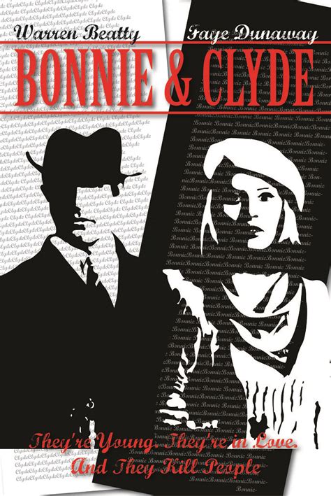 Bonnie And Clyde Movie Poster 11x17 Illustrator Based Des Flickr