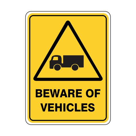 Beware Of Vehicles V2 Buy Now Discount Safety Signs Australia