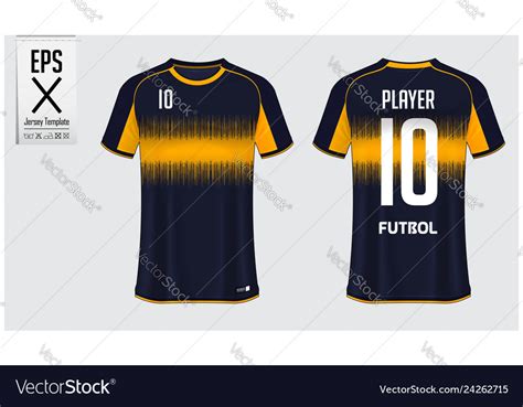 Soccer Jersey Or Football Kit Template Design Vector Image