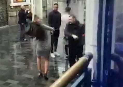 Shocking Video Shows Moment Woman Is Punched In The Face By Bouncer On