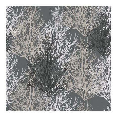 As Creation Black And Silver Glitter Tree Wallpaper 34819 4 Uncategorised From Wallpaper Depot Uk