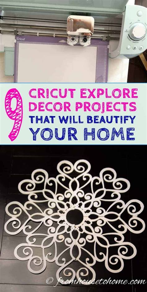 9 Cricut Explore Home Decor Projects That Will Beautify Your House