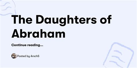 the daughters of abraham — arschs