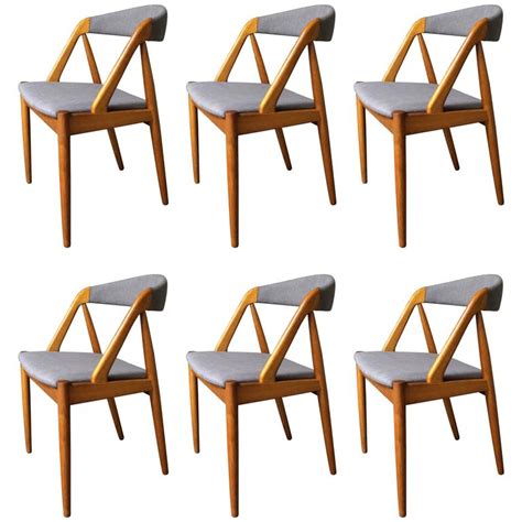 Six Kai Kristiansen Model 31 Danish Teak Dining Chairs At 1stdibs