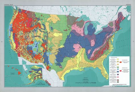 United States Geology Map 1970 Full Size