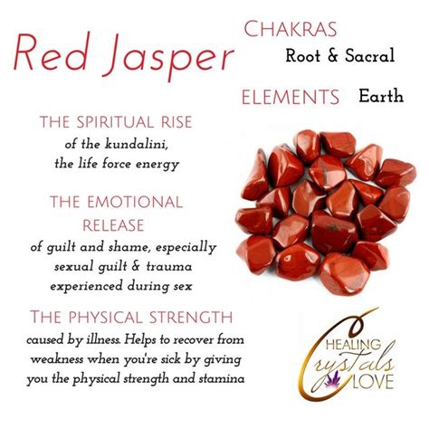 Red Jasper Crystal Healing Stones Crystals Healing Properties