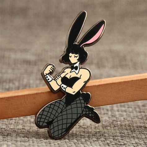 Enamel Pins Bunny Girl Custom Enamel Pins No Minimum GS JJ