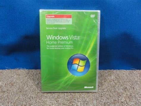 Microsoft Windows Vista Home Premium Upgrade Software Ebay