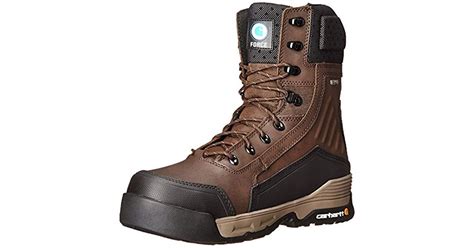 Carhartt Leather 8 Force Waterproof Composite Toe Insulated Work Boot